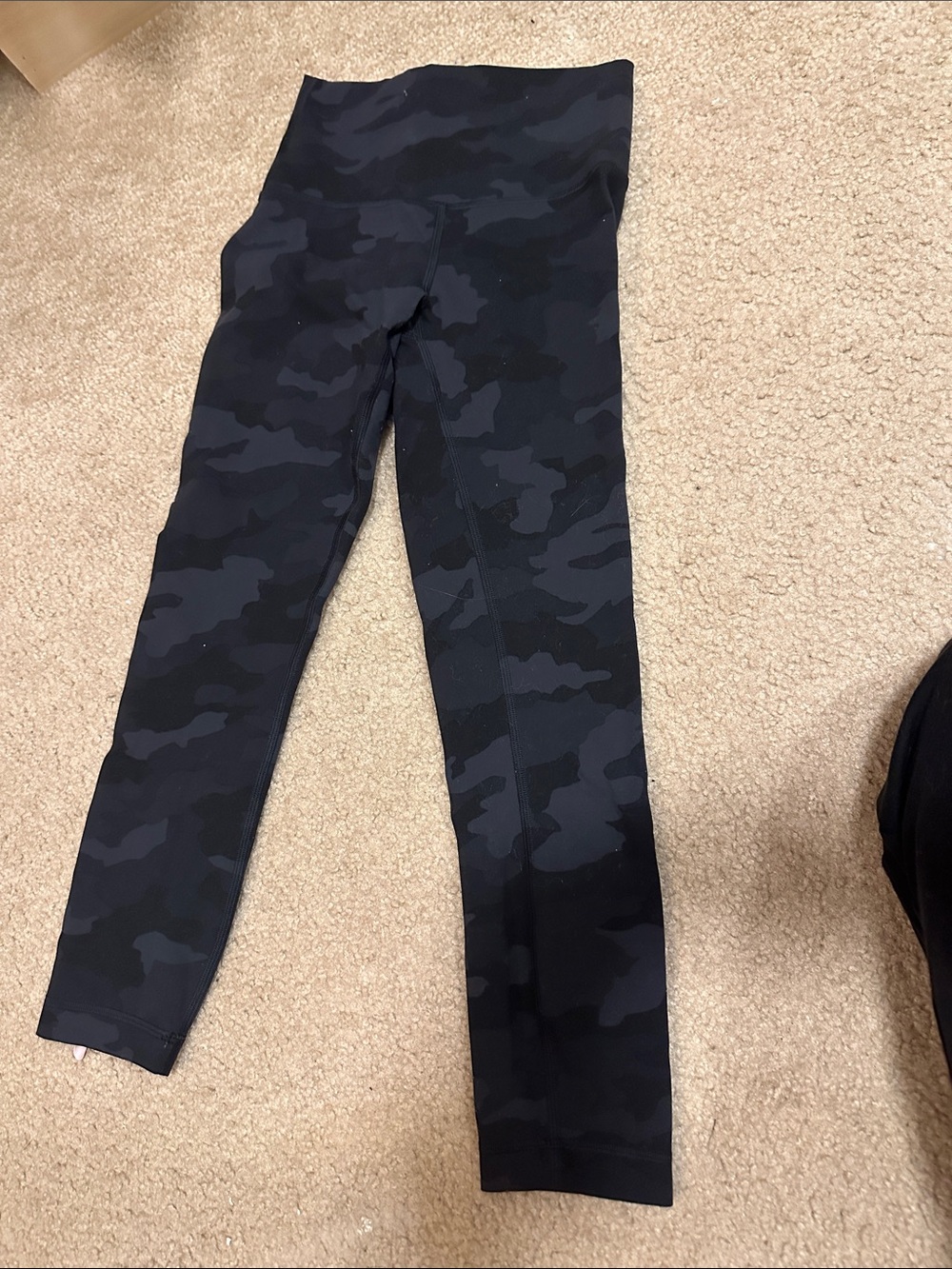 lululemon athletica Black Camo Kids Leggings